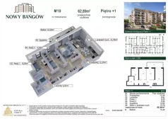 4 pokoje, mieszkanie 62,89 m², piętro 1, oferta nr C/10, Nowy Bańgów, Siemianowice Śląskie, Przełajka, ul. Bańgowska