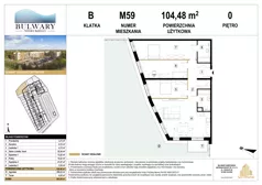 4 pokoje, mieszkanie 104,48 m², parter, oferta nr M59, Bulwary Nideckiego, Oświęcim, ul. Andrzeja Nideckiego