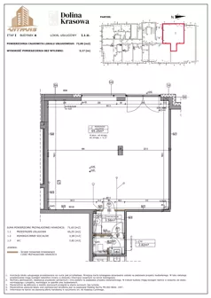 Lokal użytkowy 72,00 m², oferta nr I.1.U, Dolina Krasowa - lokale użytkowe, Krzeszowice, ul. Krasowa