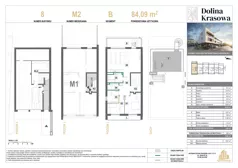 4 pokoje, mieszkanie 84,09 m², piętro 2, oferta nr 8.M2, Dolina Krasowa 6, Krzeszowice, ul. Krasowa