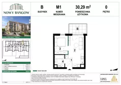 2 pokoje, mieszkanie 30,29 m², parter, oferta nr 2BM1, Nowy Bańgów Etap 2, Siemianowice Śląskie, Przełajka, ul. Bańgowska