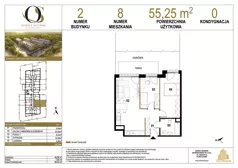 3 pokoje, mieszkanie 55,25 m², piętro 2, oferta nr 2.M34, Osiedle Saturna, Czeladź, ul. Karola Wilhelma Scheiblera