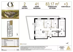 4 pokoje, mieszkanie 83,17 m², piętro 3, oferta nr 2.M41, Osiedle Saturna, Czeladź, ul. Karola Wilhelma Scheiblera