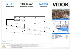 Lokal użytkowy 143,04 m², oferta nr A.U.01, VIDOK Apartamenty - lokale użytkowe, Katowice, Śródmieście, ul. Kozielska