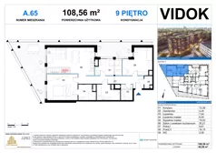 4 pokoje, mieszkanie 108,56 m², piętro 9, oferta nr A.M.65, VIDOK Apartamenty, Katowice, Śródmieście, ul. Kozielska