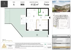 2 pokoje, mieszkanie 42,70 m², piętro 4, oferta nr M66, Zagórskie Tarasy, Sosnowiec, Zagórze, ul. Romana Dmowskiego 13D