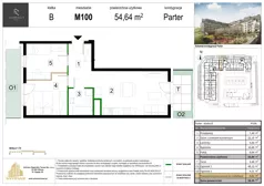 3 pokoje, mieszkanie 53,23 m², piętro 1, oferta nr M27, Zagórskie Tarasy, Sosnowiec, Zagórze, ul. Romana Dmowskiego 13D