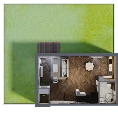 Dom i rezydencja 88,00 m², oferta nr 19.2 , Tesoro Golf Park 4PLEX, Pętkowice, ul. Parkowa