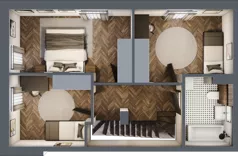 Dom i rezydencja 88,00 m², oferta nr 19.2 , Tesoro Golf Park 4PLEX, Pętkowice, ul. Parkowa