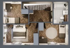 Dom i rezydencja 80,00 m², oferta nr 10.2., Tesoro Golf Park 4PLEX, Pętkowice, ul. Parkowa
