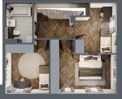Dom 91,00 m², oferta nr 29.2, Tesoro Golf Park 4PLEX, Pętkowice, ul. Parkowa