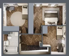 Dom i rezydencja 91,00 m², oferta nr 29.1, Tesoro Golf Park 4PLEX, Pętkowice, ul. Parkowa