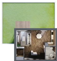 Dom i rezydencja 70,00 m², oferta nr 6.1., Tesoro Golf Park 4PLEX, Pętkowice, ul. Parkowa