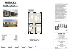 2 pokoje, apartament 45,19 m², piętro 2, oferta nr 12, Słoneczne Warszewo, Szczecin, Północ, Warszewo, Rostocka 21