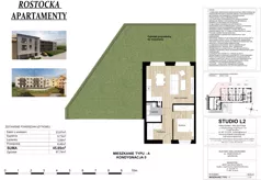 2 pokoje, apartament 45,19 m², piętro 2, oferta nr 12, Słoneczne Warszewo, Szczecin, Północ, Warszewo, Rostocka 21