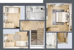 Dom 113,82 m², oferta nr 27_2, Osiedle Szumiących Traw - segmenty etap XV, Porosły, ul. Jesiennych Liści 99/1
