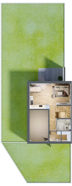Dom 129,96 m², oferta nr 13/1, Dzielnica Hrabska - etap IV - domy z garażami, Falenty Nowe, ul. Droga Hrabska 4G