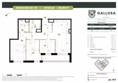 4 pokoje, mieszkanie 80,03 m², piętro 10, oferta nr GAL1.167, Osiedle Gallusa, Katowice, Brynów-Osiedle Zgrzebnioka, Brynów, ul. Józefa Gallusa 10B i 12B