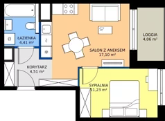 2 pokoje, mieszkanie 37,39 m², piętro 9, oferta nr GAL1.161, Osiedle Gallusa, Katowice, Brynów-Osiedle Zgrzebnioka, Brynów, ul. Józefa Gallusa 10B i 12B