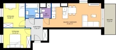 3 pokoje, mieszkanie 62,17 m², parter, oferta nr GAL1.93, Osiedle Gallusa, Katowice, Brynów-Osiedle Zgrzebnioka, Brynów, ul. Józefa Gallusa 10B i 12B