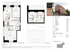 5 pokoi, mieszkanie 155,73 m², piętro 7, oferta nr A8.5, Saint Martin Residences II, Poznań, Stare Miasto, Stare Miasto, ul. Podgórna 7