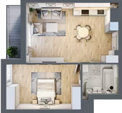 2 pokoje, mieszkanie 50,22 m², piętro 2, oferta nr 11, Okrzei 9, Mińsk Mazowiecki, ul. Stefana Okrzei 9