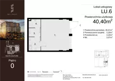 Lokal użytkowy 40,40 m², oferta nr LU.6, Sky Trust III lokale użytkowe, Kielce, Bocianek, al. Solidarności 32 B