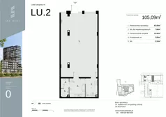 Lokal użytkowy 105,09 m², oferta nr LU2, Sky Trust etap II lokale użytkowe, Kielce, Bocianek, al. Solidarności / ul. Świętokrzyska