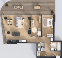 3 pokoje, apartament 86,73 m², piętro 6, oferta nr M.3, O27 Apartamenty Opolska, Katowice, Śródmieście, ul. Opolska 27