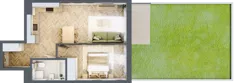 2 pokoje, mieszkanie 39,71 m², piętro 3, oferta nr 90, Rezydencja Świerkowa, Radom, Idalin, ul. Świerkowa 47