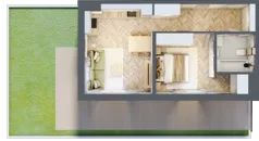 2 pokoje, mieszkanie 42,26 m², parter, oferta nr 65, Rezydencja Świerkowa, Radom, Idalin, ul. Świerkowa 47