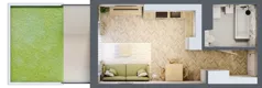 1 pokój, mieszkanie 26,37 m², parter, oferta nr 66, Rezydencja Świerkowa, Radom, Idalin, ul. Świerkowa 47