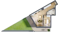 2 pokoje, mieszkanie 41,38 m², parter, oferta nr M017, ULTRADOM, Radom, Gołębiów, ul. Gołębiowska