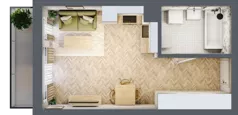 1 pokój, mieszkanie 29,18 m², piętro 5, oferta nr M158, ULTRADOM, Radom, Gołębiów, ul. Gołębiowska