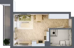 1 pokój, mieszkanie 29,24 m², piętro 5, oferta nr M159, ULTRADOM, Radom, Gołębiów, ul. Gołębiowska