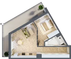 2 pokoje, mieszkanie 49,90 m², piętro 6, oferta nr M173, ULTRADOM, Radom, Gołębiów, ul. Gołębiowska