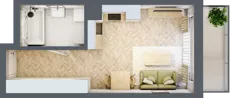 1 pokój, mieszkanie 26,73 m², piętro 6, oferta nr M177, ULTRADOM, Radom, Gołębiów, ul. Gołębiowska