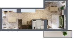 3 pokoje, mieszkanie 90,33 m², piętro 4, oferta nr E, Dzielnica Trust etap II, Kielce, Na Stoku, ul. Gen. Władysława Sikorskiego