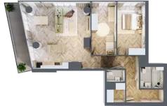 3 pokoje, mieszkanie 86,73 m², piętro 8, oferta nr M.37, O27 Apartamenty Opolska, Katowice, Śródmieście, ul. Opolska 27