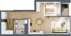 1 pokój, apartament 52,49 m², piętro 7, oferta nr M.20, O27 Apartamenty Opolska, Katowice, Śródmieście, ul. Opolska 27