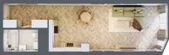 1 pokój, mieszkanie 42,25 m², piętro 18, oferta nr M.219, O27 Apartamenty Opolska, Katowice, Śródmieście, ul. Opolska 27