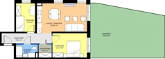 3 pokoje, mieszkanie 54,45 m², parter, oferta nr M9, Massalskiego Trust etap II, Kielce, Ślichowice, ul. Massalskiego