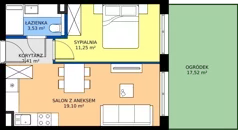 2 pokoje, mieszkanie 36,29 m², parter, oferta nr M11, Massalskiego Trust etap II, Kielce, Ślichowice, ul. Massalskiego