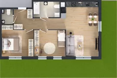 3 pokoje, mieszkanie 62,10 m², parter, oferta nr 32, Osiedle Janowiecka 27, Warszawa, Targówek, Elsnerów, ul. Janowiecka 27