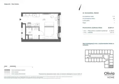 1 pokój, apartament inwestycyjny 25,89 m², piętro 1, oferta nr 1.15, Olivia Pulse, Gdańsk, Oliwa, ul. Grunwaldzka
