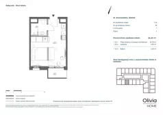 1 pokój, apartament inwestycyjny 26,39 m², piętro 1, oferta nr 1.22, Olivia Pulse, Gdańsk, Oliwa, ul. Grunwaldzka