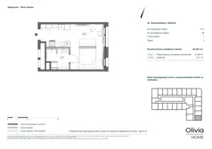 1 pokój, apartament inwestycyjny 25,89 m², piętro 2, oferta nr 2.15, Olivia Pulse, Gdańsk, Oliwa, ul. Grunwaldzka