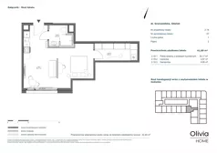 1 pokój, apartament inwestycyjny 41,69 m², piętro 2, oferta nr 2.18, Olivia Pulse, Gdańsk, Oliwa, ul. Grunwaldzka