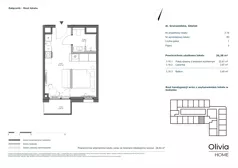 1 pokój, apartament inwestycyjny 26,38 m², piętro 3, oferta nr 3.16, Olivia Pulse, Gdańsk, Oliwa, ul. Grunwaldzka