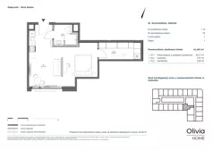 1 pokój, apartament inwestycyjny 41,69 m², piętro 1, oferta nr 1.18, Olivia Pulse, Gdańsk, Oliwa, ul. Grunwaldzka